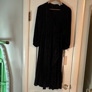 Calvin Klein Black Long Sleeve Dress